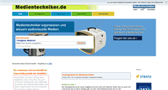Desktop Screenshot of medientechniker.de